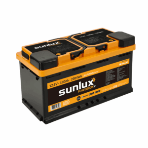 LiFePO4 batteri 12.8V/180Ah - Sunlux® Powerbox+