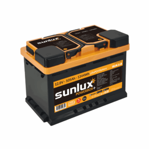 LiFePO4 batteri 12.8V/105Ah - Sunlux® Powerbox+ WarmUp